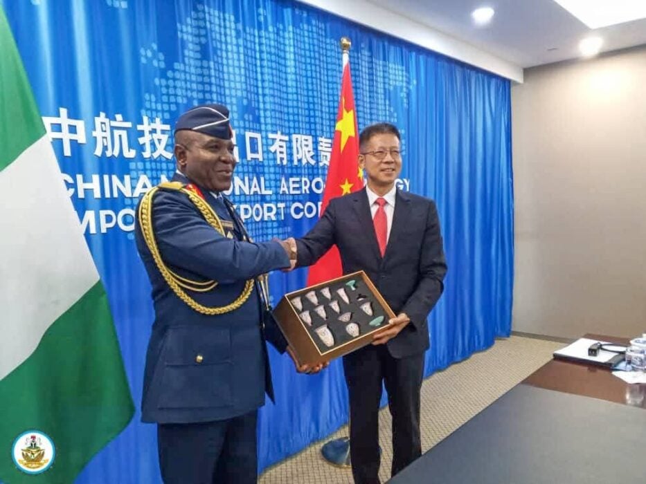 Nigeria’s Air Force Chief In China, Inspects Key Aerospace Facilities