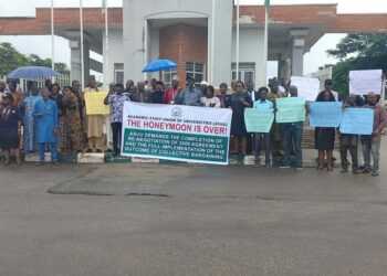 Abuja ASUU Joins Counterparts, Protests Unpaid Salaries, Wage Arrears, Others