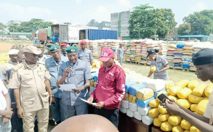 Customs Intercept N1.4bn Contraband In Ogun 1 custom n contraband