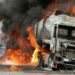 Fuel Tanker Explosions And Road Safety Concerns 4 Petrol Tanker Explosion Sparks Fire, Guts 4 Trucks In Lagos