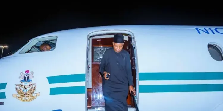VP Shettima Arrives In New York For UNGA 80