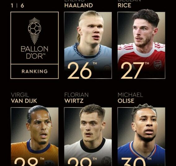 2025 Ballon d'Or: Organisers Unveil Rankings Of Top 30 Players 1 6d61e3e6 737c 42e4 83a1 f10357c573a4