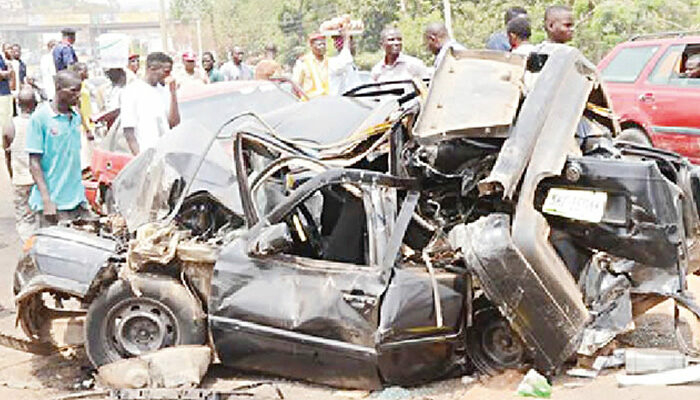 6 Die, Others Injured In Lagos Auto Crash 1 ACCIDENT SCENE
