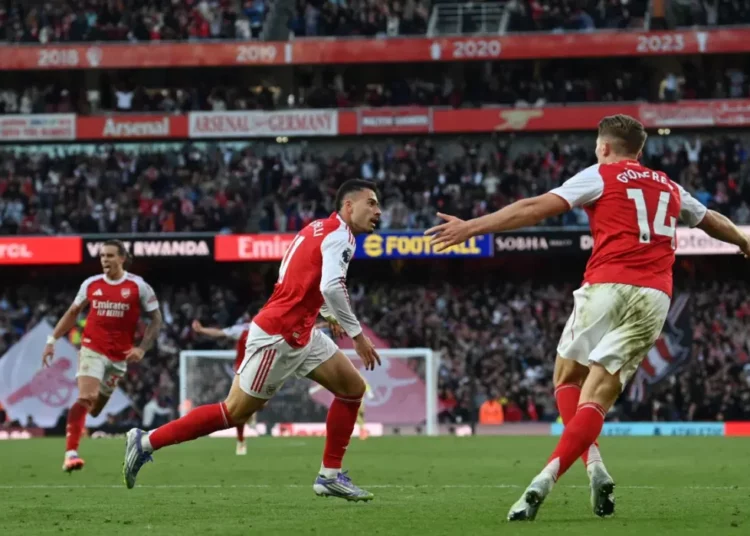 Martinelli Rescues Arsenal With Late Equaliser Against Man City 1 AFP 20250921 76BA7K6 v2 MidRes FblEngPrArsenalManCity