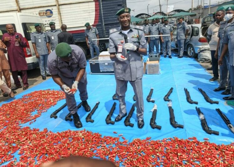 Customs Intercepts Cache Of Arms, Ammunition, Industrial Drones In Ogun, Ondo 1 Customs Intercepts Cache Of Arms Ammunition Industrial Drones In Ogun Ondo