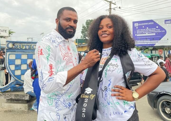 Father, Daughter Graduate Same Day From Cross River Varsity 1 Father Daughter Graduate Same Day From Cross River Varsity
