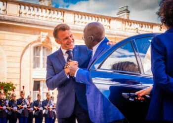 PICTORIAL: Tinubu, Macron Hold Private Lunch Meeting At Élysée Palace
