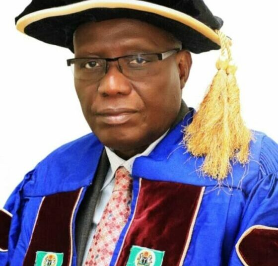 Outgoing NOUN vice chancellor, Prof. Olufemi Peters.