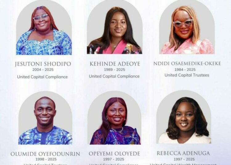 United Capital To Hold Memorial For 6 Staff Lost in Afriland Towers Fire