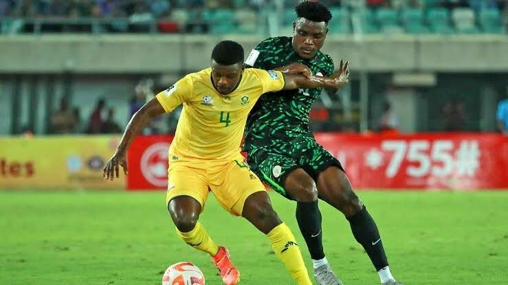 2026 WC Qualifier: Nigeria Shock South Africa With Last-minute Equaliser In 1st Half 1 IMG 4644