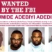 FBI Places $10,000 Bounty On Nigerian Fugitive Adediran