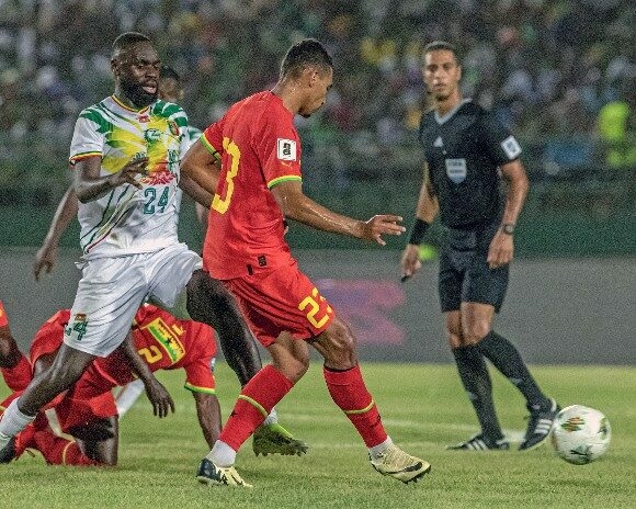 WCQ: Ghana Aims to Outshine Mali In West African Derby 1 Lassine Sinayoko of Mali challenged by Alexander Djiku of Ghana during the 2026 World Cup Qualifiers match between Mali and Ghana at Stade du 26-Mars in Bamako, Mali on 6 June 2024 ©Mamodo Kante/BackpagePix