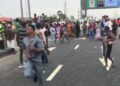 osun Oworonshoki Residents Protest Demolition, Shut Down Third Mainland Bridge In Lagos