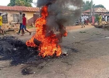 PICTORIAL: Protest Rocks Kogi Community Over Insecurity