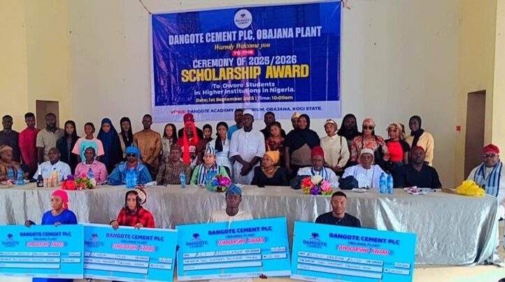 Scholarship Scheme by Dangote Cement for Oworo Communities 2