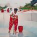 PICTORIAL: Hilda Baci Washes Giant Pot Ahead Record-breaking Jollof Rice Attempt