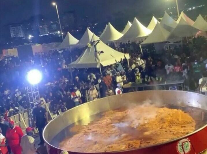 Hilda Baci’s Record-breaking Jollof Rice Ready To Be Served