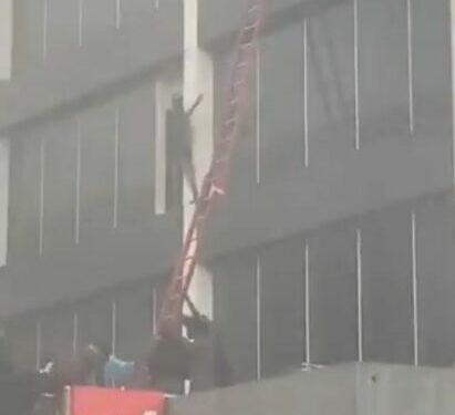 Fire Guts UBA Branch On Lagos Island