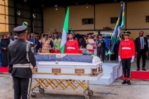 Nigeria Police Force Mounts Guard Of Honour For Late IGP Arase In Abuja