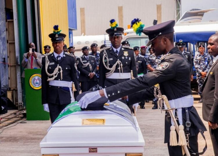 Nigeria Police Force Mounts Guard Of Honour For Late IGP Arase In Abuja