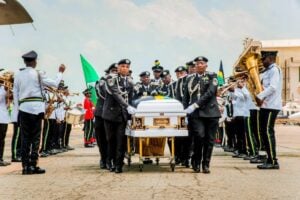 Nigeria Police Force Mounts Guard Of Honour For Late IGP Arase In Abuja