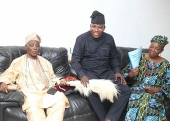 Yoruba Nation Activist Igboho Visits New Olubadan Oba Ladoja