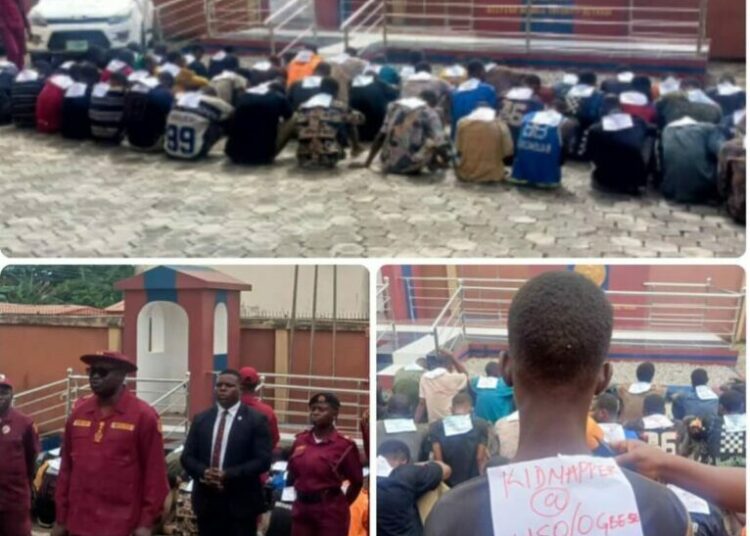 Amotekun Corps Arrests 51 Suspected Criminals In Ondo Amotekun Corps Arrests 51 Suspected Criminals In Ondo