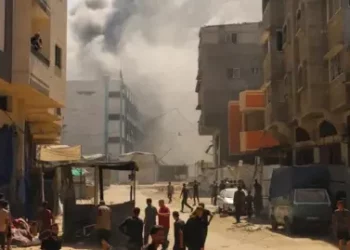 Families Flee Israeli Bombardment In Gaza City