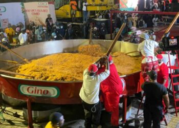 How Hilda Baci Made History Cooking Jollof Rice With Largest Pot In 9 Hours