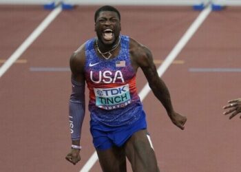 American Tinch Wins Gold In Men’s 110m Hurdles At World Championships