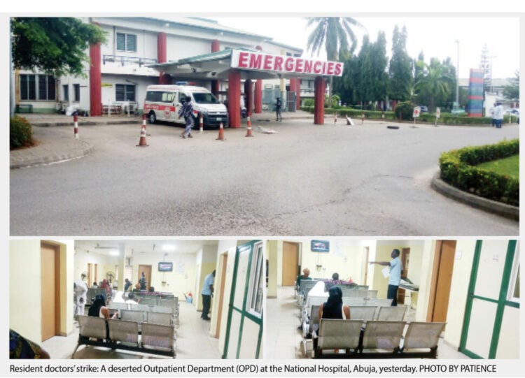 Strike Hits Hospitals