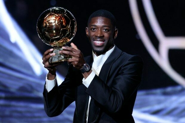 Dembele, Bonmati Win 2025 Ballon d'Or Award 1 paris saint germains french forward 1025859227 9fe7ff