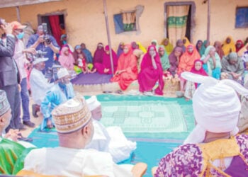 Commissioner’s Demise: Gov Yahaya Leads Government Delegation To Talasse, Condoles With Waja Community, Family Members