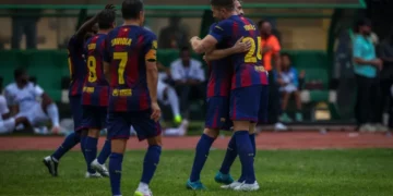 Visits Barcelona Legends Triumph Over African Legends In Thrilling Exhibition Match