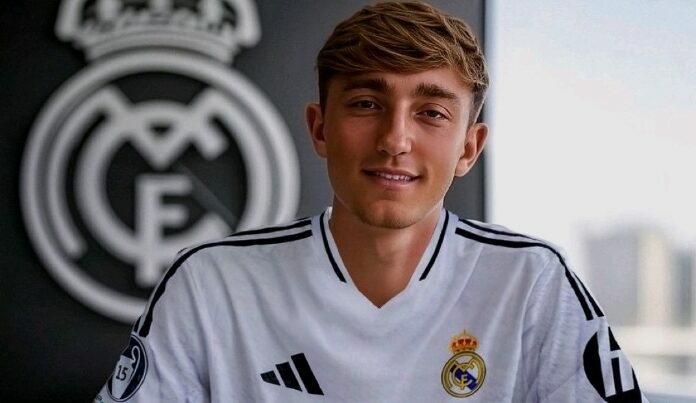 Real Madrids young defender Dean Huijsen
