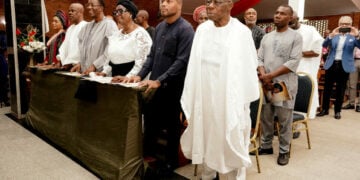 PICTORIAL: 20 Years After, Obasanjo Celebrates Stella, Says Ex-First Lady Served Humanity