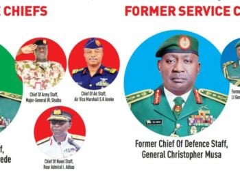 Over 50 Generals To Go As Tinubu Sacks Service Chiefs