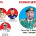 Over 50 Generals To Go As Tinubu Sacks Service Chiefs 5 Over 50 Generals To Go As Tinubu Sacks Service Chiefs