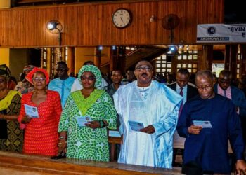 Tributes As AbdulRazaq, Osinbajo, Oyinlola, Soun, Others Attend Wake-keep For Late Ex-Governor Adebayo