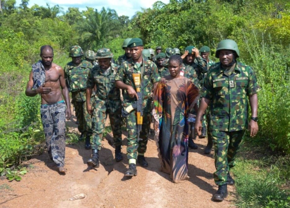 PICTORIAL: GOC Leads Rescue Of Kidnap Victims In Kwara