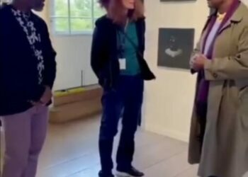 PICTORIAL: Ailing Finance Minister Edun Makes Surprise Appearance At London Art Fair