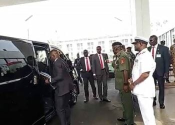 PICTORIAL: New Service Chiefs Arrive National Assembly Complex For Senate Screening