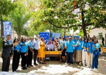 Rotary, Fellowship Donate 100 Desks To School