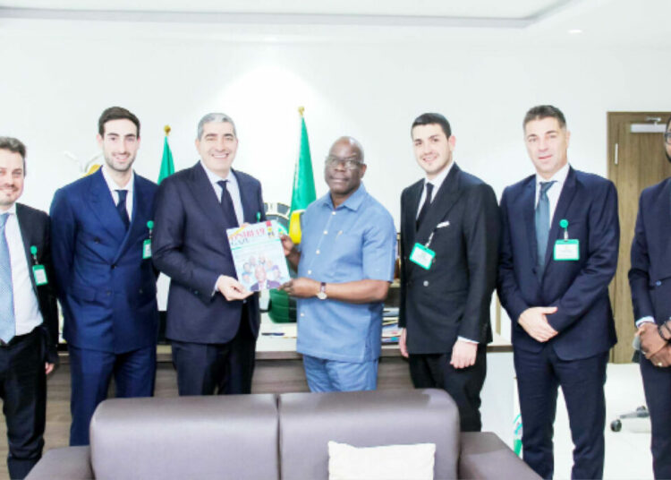 Ahead Of Dec 1 Licensing Round Opening, Upstream Regulator Woos More Investors 1 L-R: Group chief technical officer, Ludoil Energy S.p.A, Paolo Fedeli; head of Renewables, Ludoil Energy S.p.A, Francesco Guarnera; président and CEO, Ludoil Energy S.p.A, Donato Ammaturo; commission chief executive, NUPRC, Gbenga Komolafe; vice président, Ludoil Energy S.p.A, Luigi Ammaturo; managing director, Ammat Global Resources, Massimiliano Mignacca and Director, CLG Nigeria, Adeleke Alao, during the visit of executives of Ludoil Energy of Italy to the NUPRC’s corporate headquarters in Abuja on Thursday. PHOTO: NUPRC