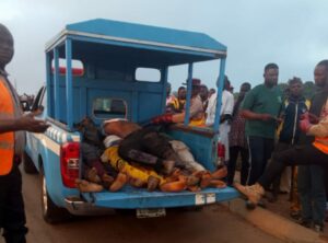 16 Die In Oyo Road Accident 2 At least 16 passengers were confirmed dead in a fire incident