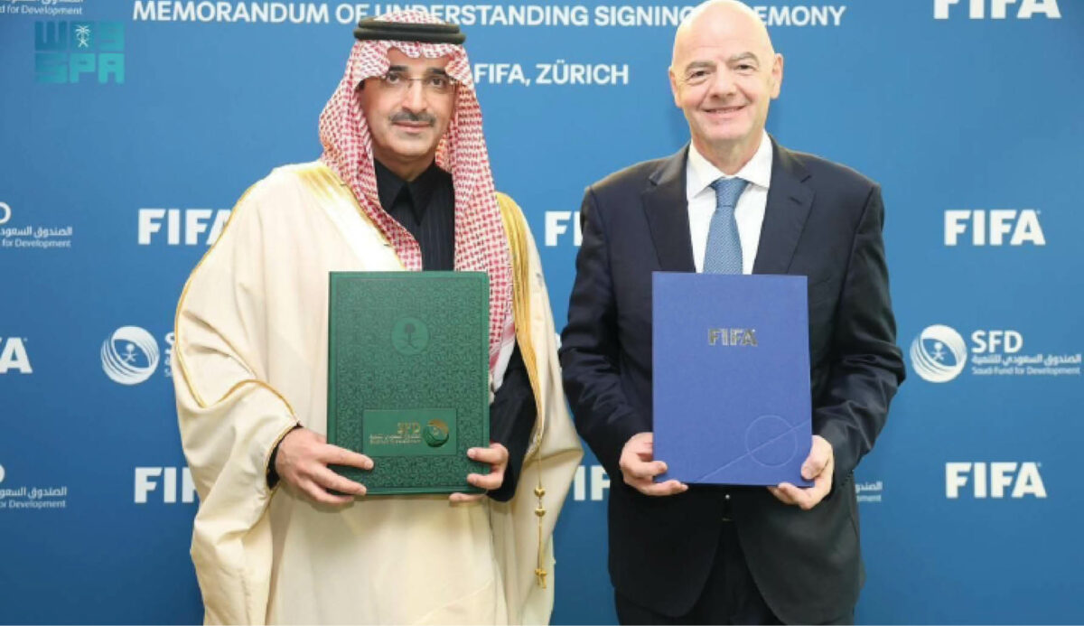 FIFA, Saudi Join Forces To Provide Support For Sports Infrastructure In Developing Nations