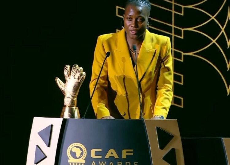 CAF Awards 2025: Nnadozie Cements Her Legacy With Historic Goalkeeper Of The Year Hat-Trick 1 G6JZpZdWUAAVErp