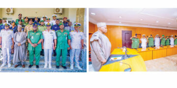 Gov Inuwa Yahaya Receives Senior Course 34 Participants Of National Defence College