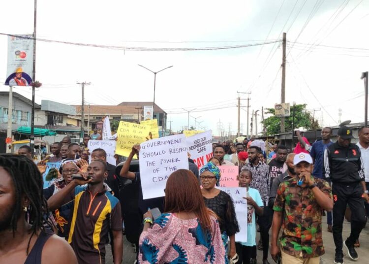 Surulere Residents Protest Lagos Government’s Takeover Of Baptist School Land Surulere Residents Protest Lagos Government’s Takeover Of Baptist School Land