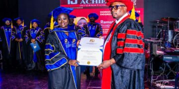 Benue Governor House Of Tutu Founder, Ramatu Shehu, Bags Honourary Doctorate Degree At Peace Achievers Award
